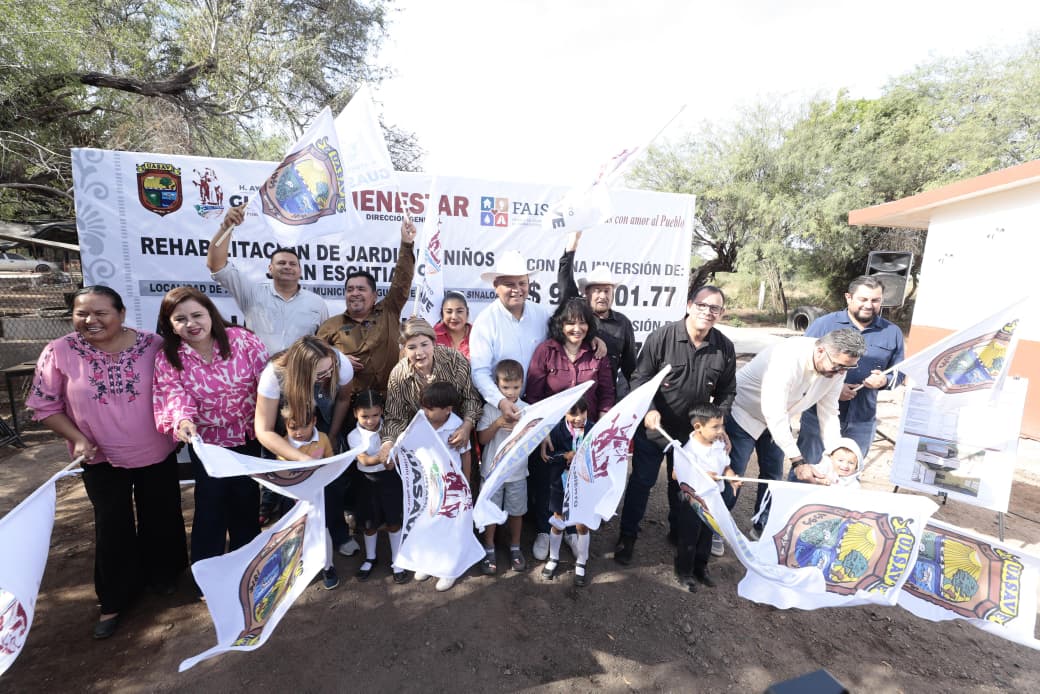 Rescatarán kínder en mal estado y ampliarán red eléctrica en Agua Escondida, en Guasave, Sinaloa