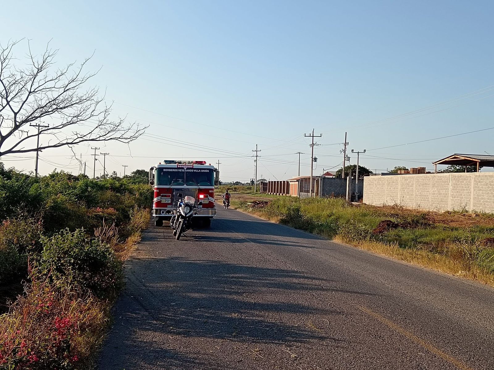 la volcadura solo dejo un herido por fortuna