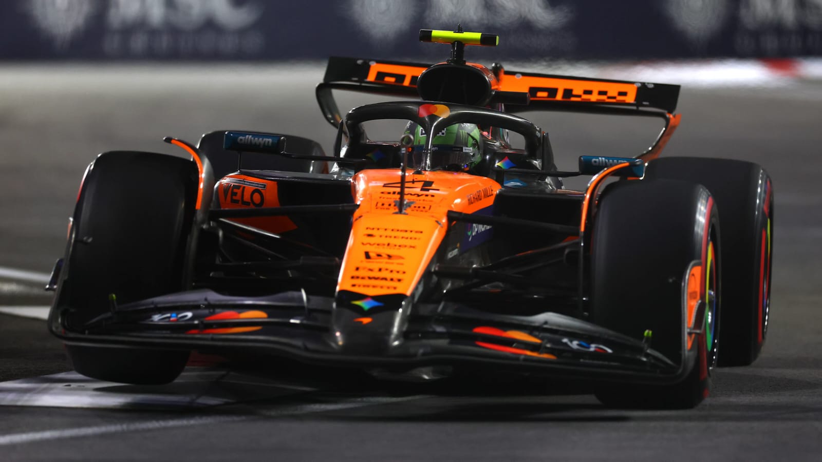 Lando Norris se queda con la 2da Práctica Libre del GP de Las Vegas
