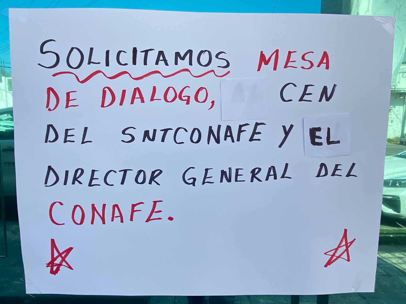 Con manifestación trabajadores de Conafe Sinaloa reclaman cumplimiento de prestaciones laborales