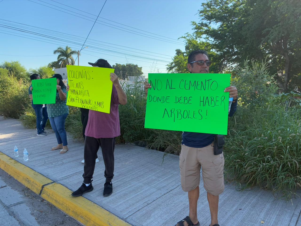 manifestacion en la san fernando de los mochis habitantes