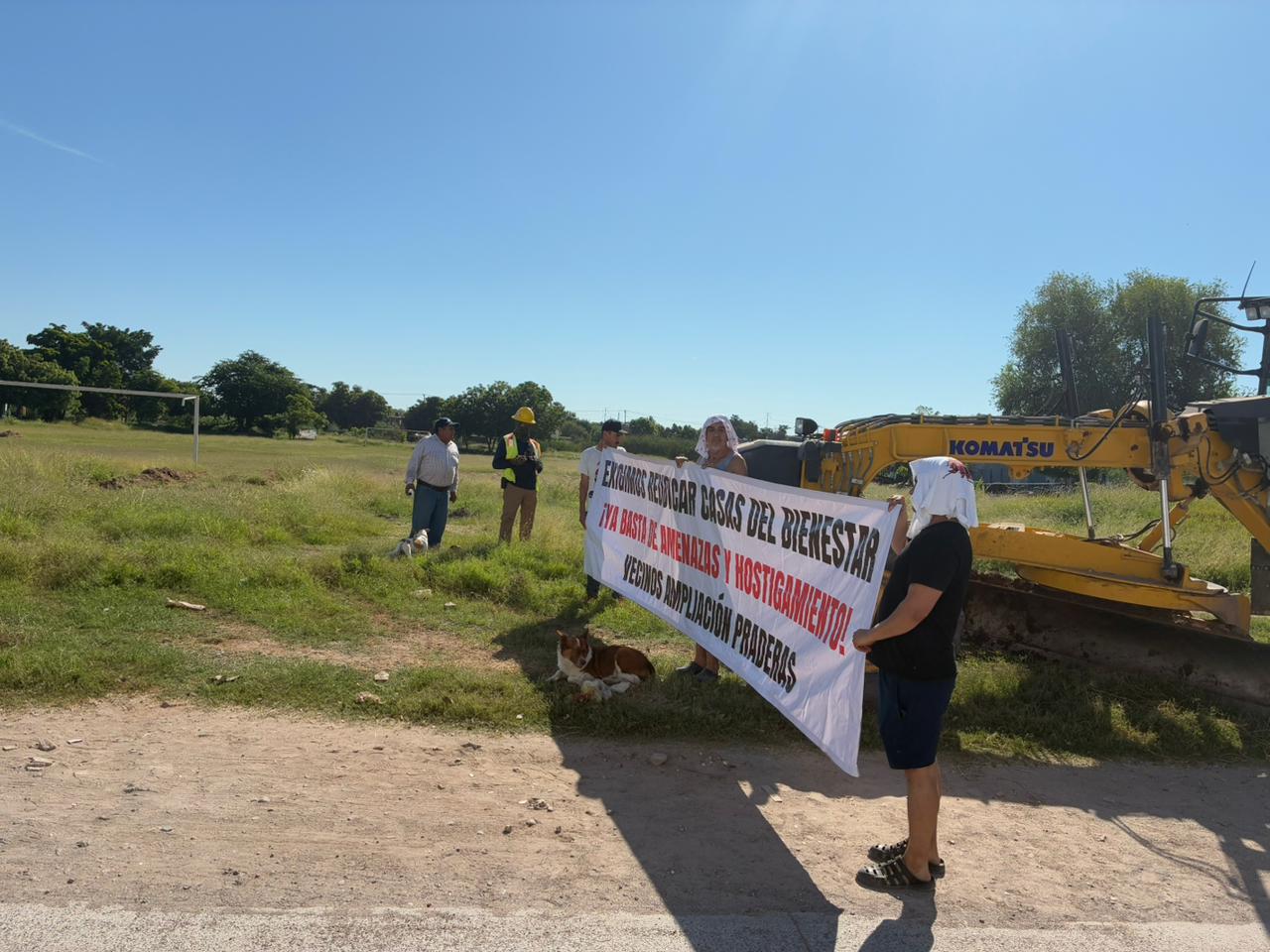 Manifestación de vecinos de la Ampliación Praderas