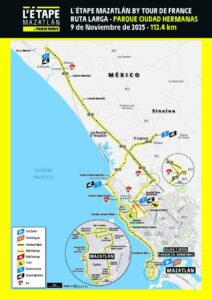cierre de vialidades por L’Étape del Tour de Francia