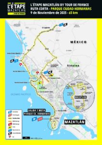 cierre de vialidades por L’Étape del Tour de Francia