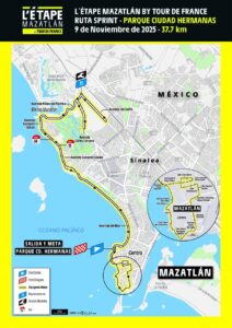 cierre de vialidades por L’Étape del Tour de Francia