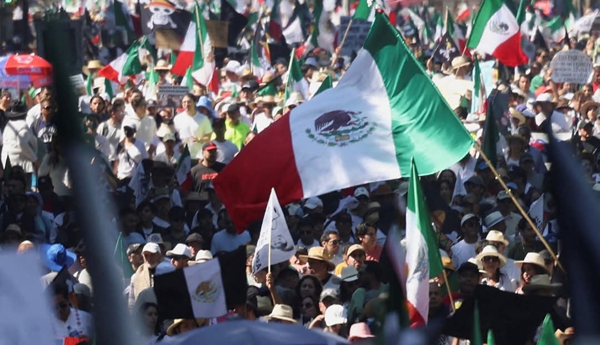 Marcha de la Generación Z en la Ciudad de México