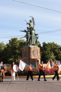 Marcha Naranja en Guasave