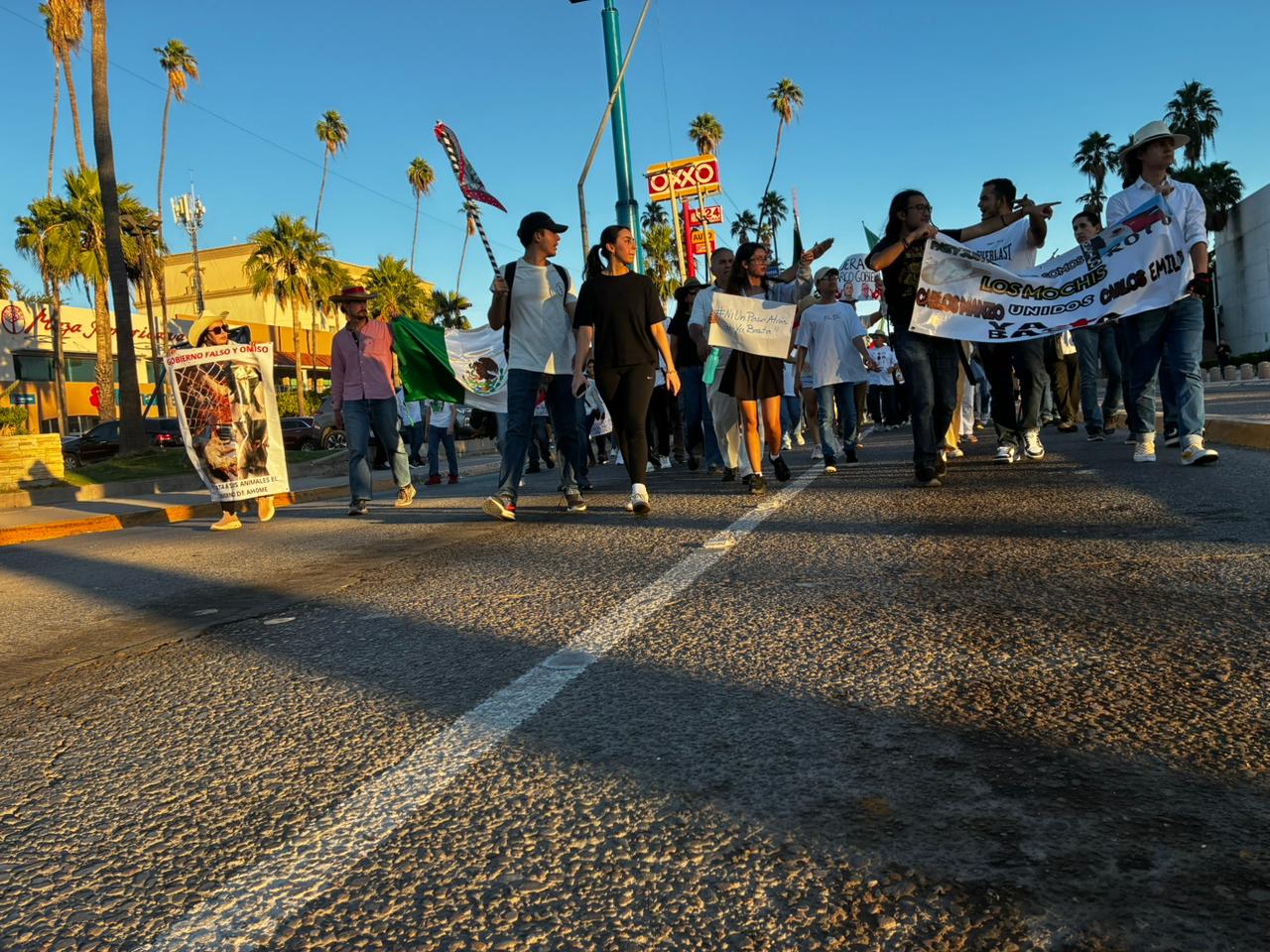 Marcha por la paz de la Generación Z, en Los Mochis