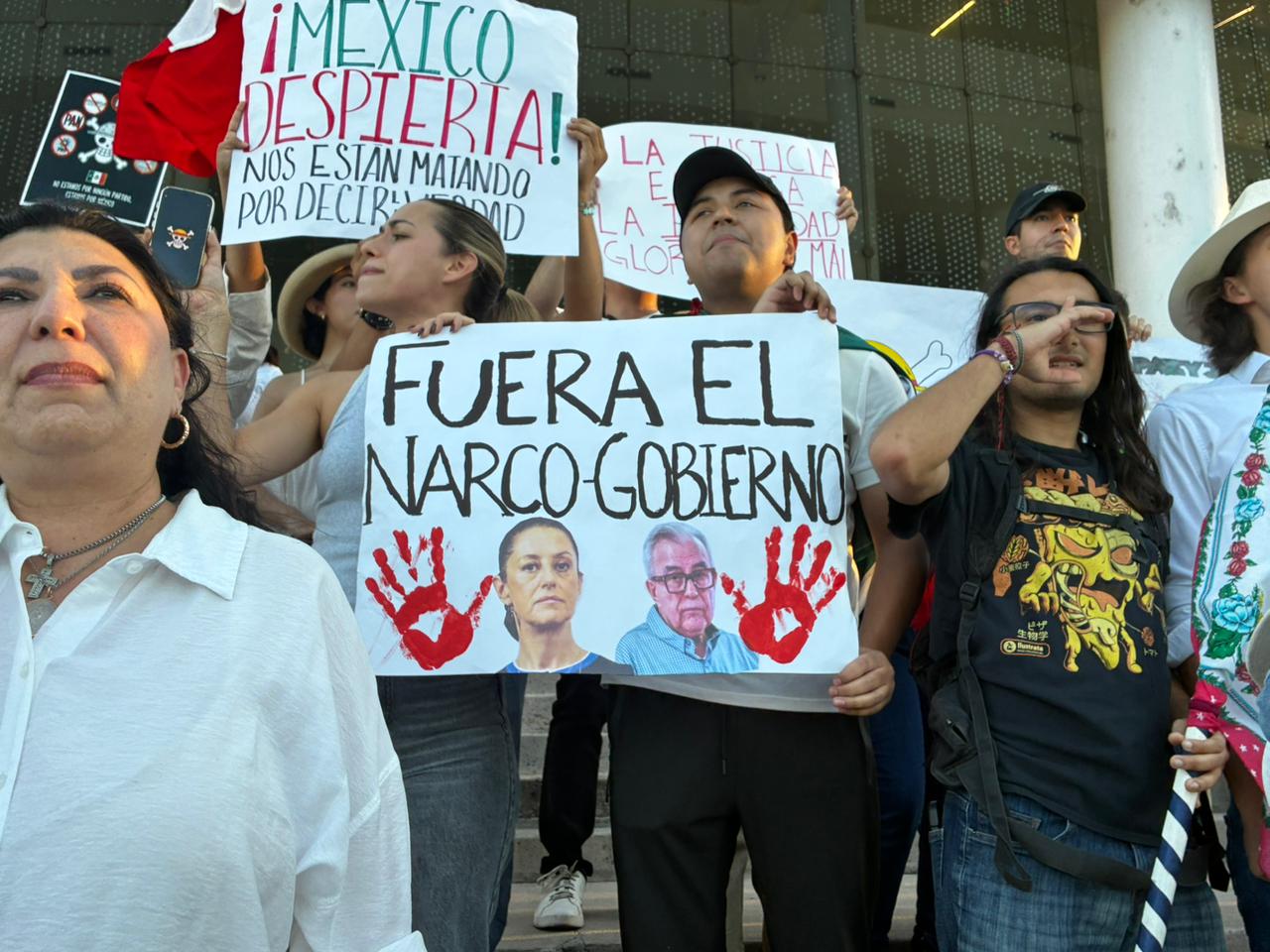 Marcha por la paz de la Generación Z, en Los Mochis