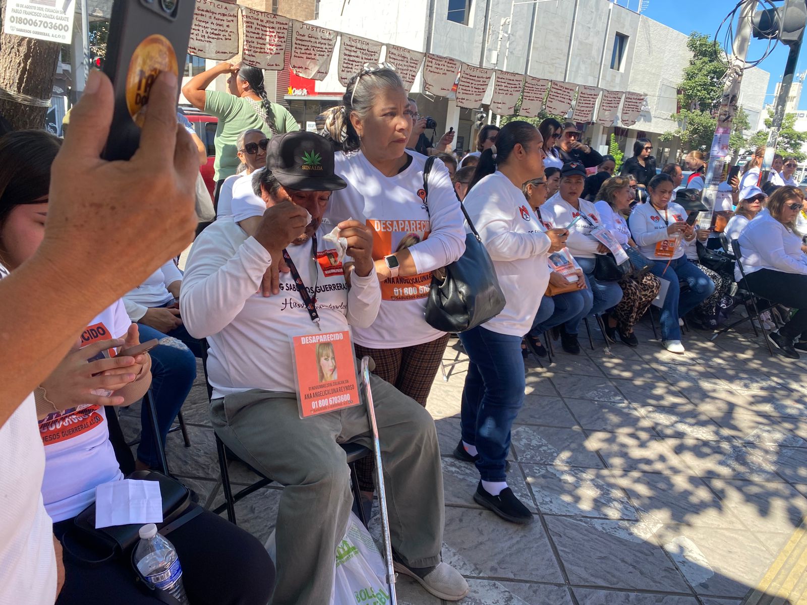 memorial en honor a desaparecidos en Culiacan