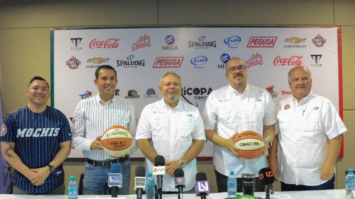 Rueda de prensa de la MiniCopa 2025 del Cibacopa en Los Mochis