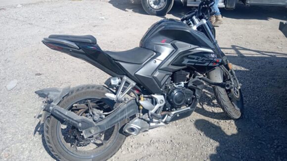Recuperan motocicleta con reporte de robo en el fraccionamiento Santa Teresa de Mazatlán, Sinaloa