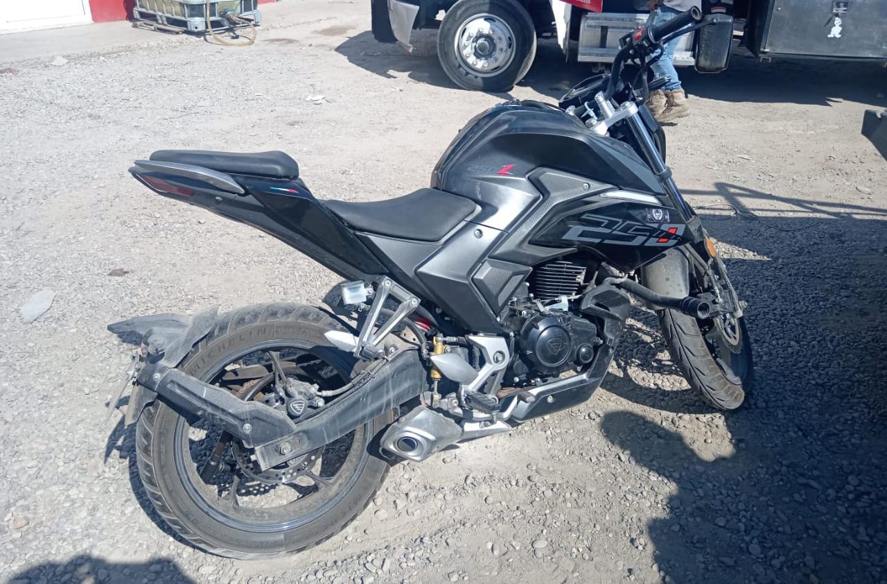 Moto con reporte de robo en Mazatlán