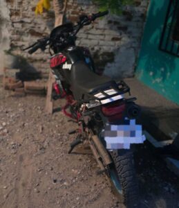 Moto recuperada con reporte de robo en Mazatlán