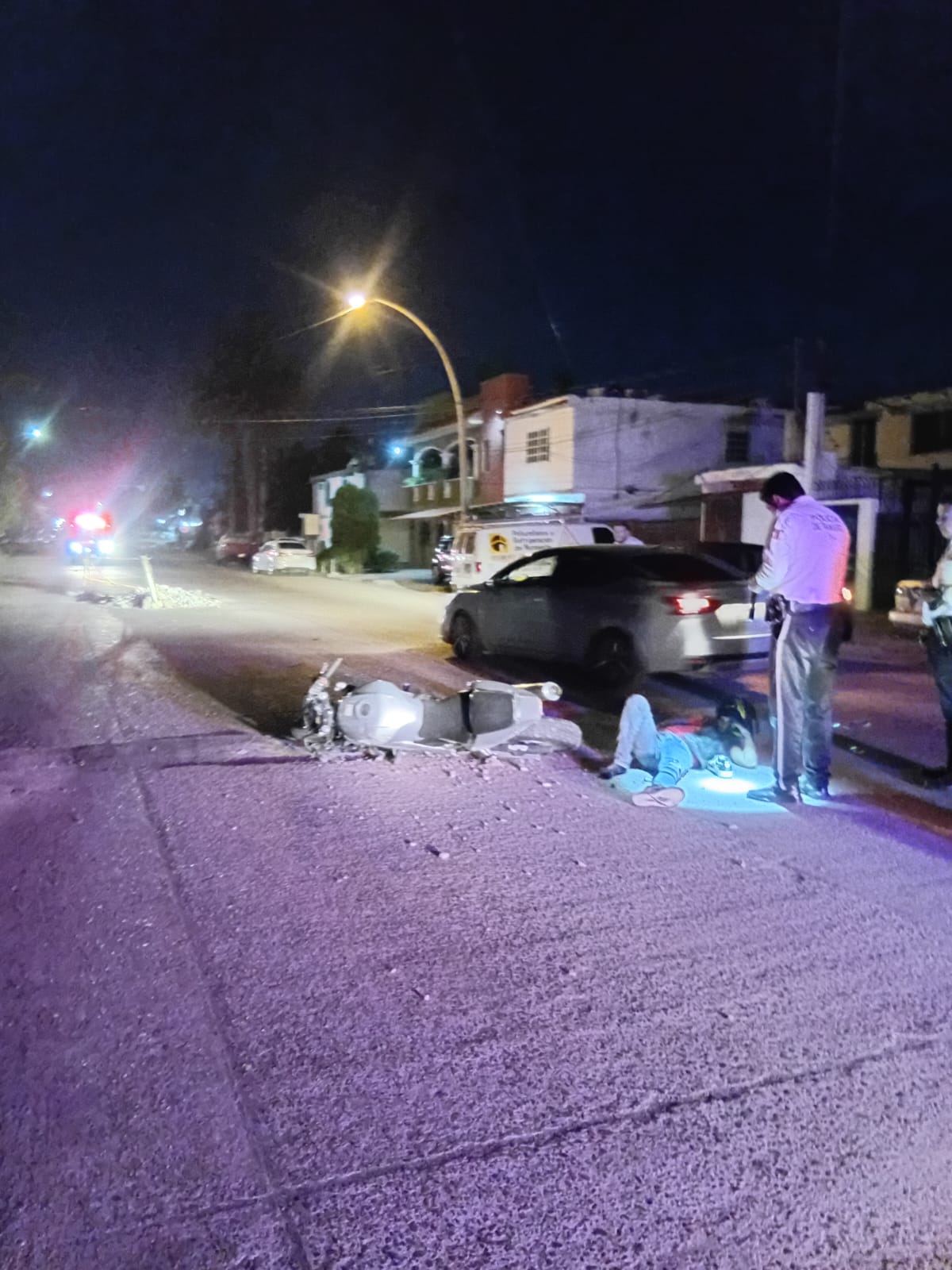motociclista se accidenta en los mochis