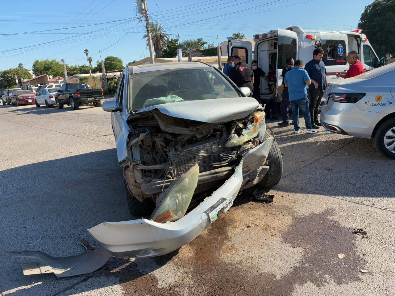 Accidente sector Jiquilpan en Los Mochis