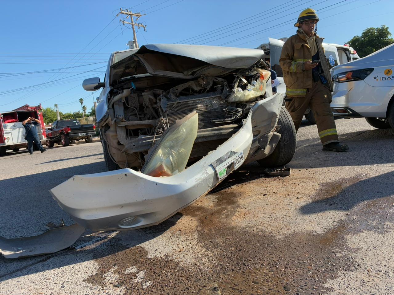 Accidente sector Jiquilpan en Los Mochis
