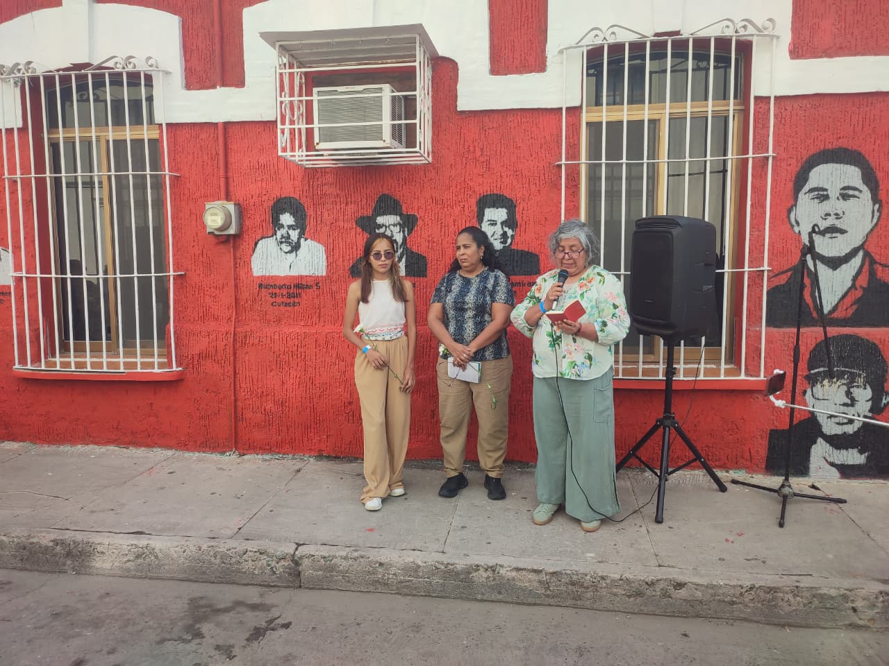 Inauguran Mural de la Justicia con rostros de periodistas asesinados en Sinaloa