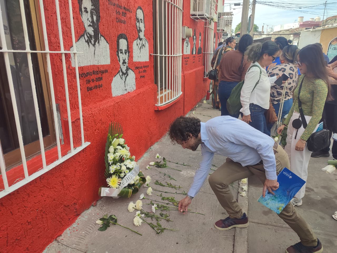 Inauguran Mural de la Justicia con rostros de periodistas asesinados en Sinaloa