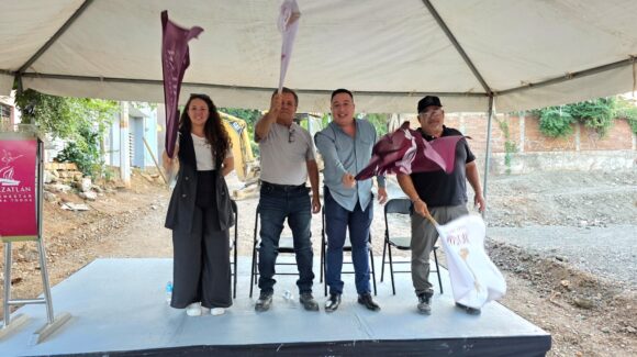 Arrancan obras de pavimentación por 6.3 mdp en las colonias Ejidal y Felipe Ángeles de Mazatlán, Sinaloa
