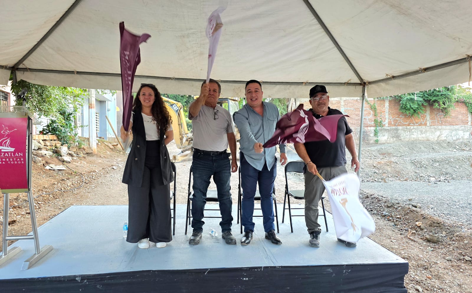 Arrancan obras de pavimentación en Mazatlán, Sinaloa
