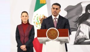 ‘Omar está dedicado a la seguridad’, reacciona Sheinbaum al destape anticipado de Harfuch para el 2030, por parte del PVEM