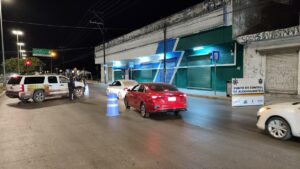 Operativo de Alcoholímetro en Mazatlán