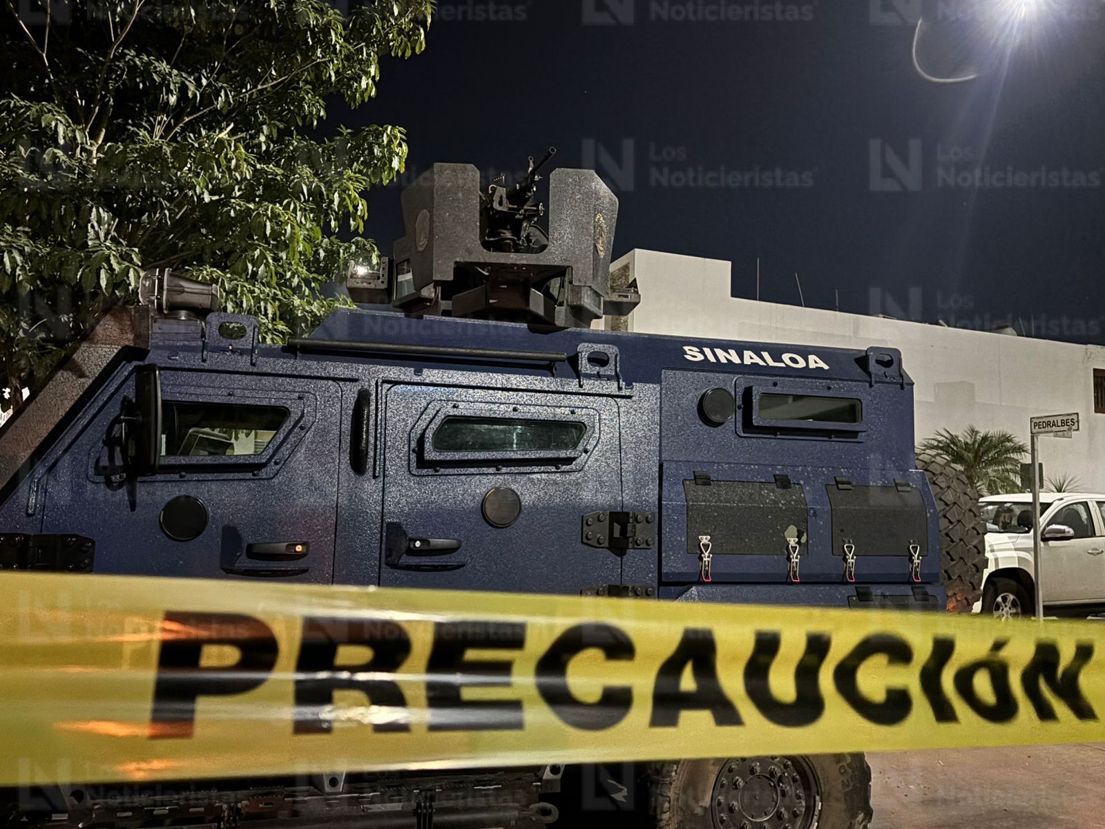 Autoridades realizan operativo en Espacios Barcelona, Culiacán, Sinaloa