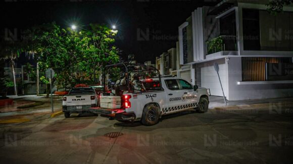 Hay un abatido y cinco detenidos tras balacera y operativo en Espacios Barcelona, al norte de Culiacán, Sinaloa