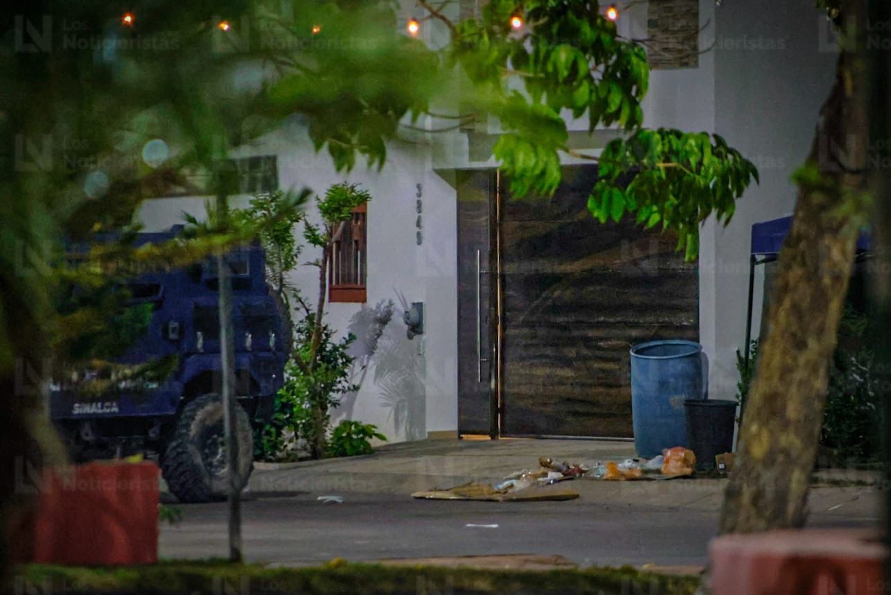 Autoridades realizan operativo en Espacios Barcelona, Culiacán, Sinaloa