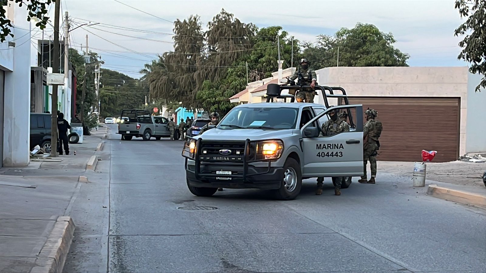 Operativo de la Marina y grupo “Los Harfuch” se movilizan en Guasave