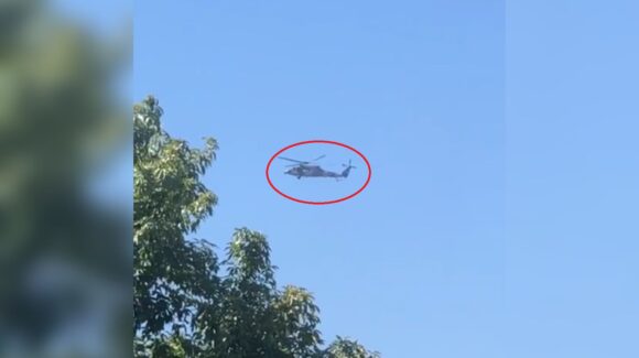 ¡Hay balazos! Se registra megaoperativo de las Fuerzas Federales y Policía Estatal por tierra y aire en La Brecha, Guasave, Sinaloa