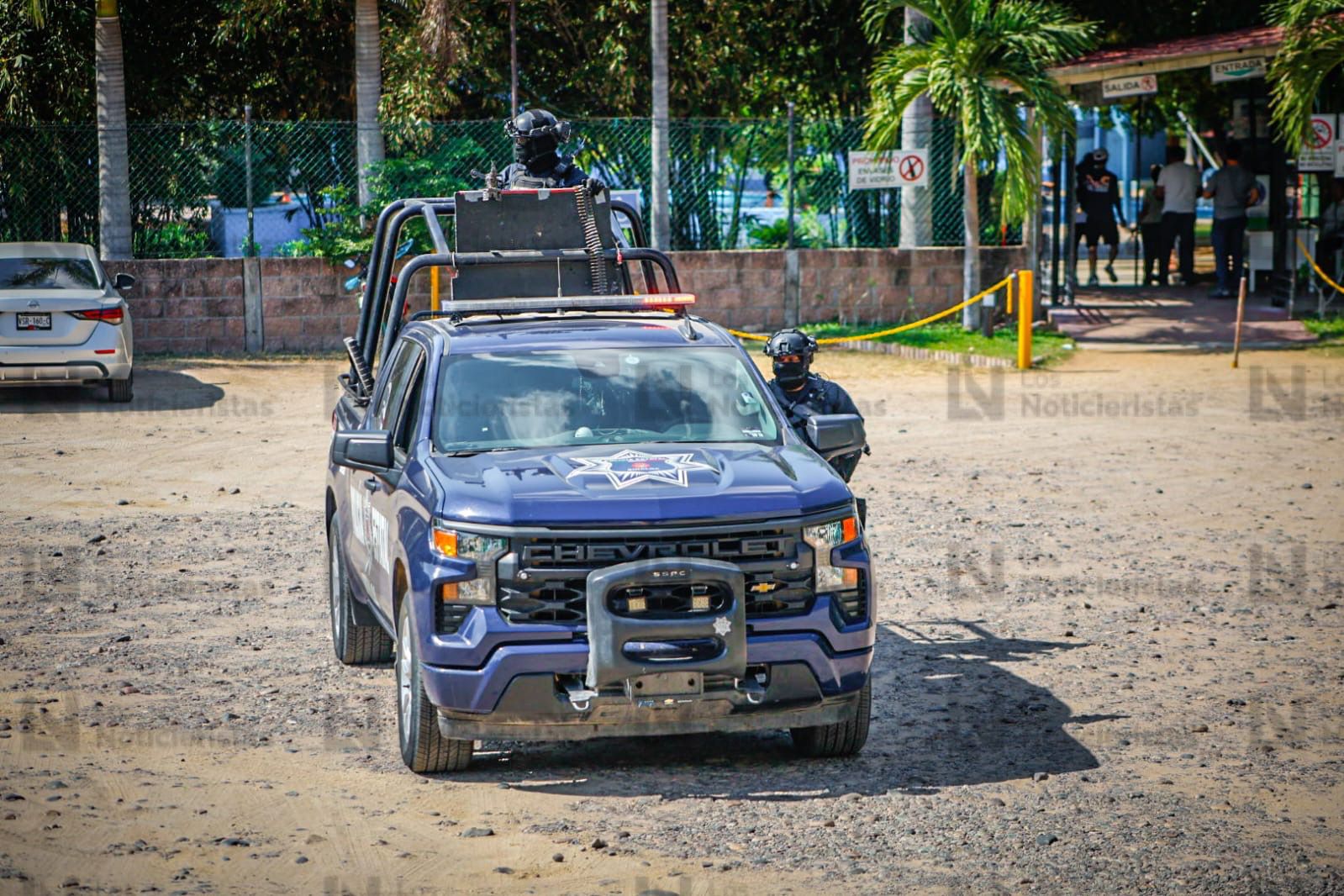 Operativo de la Policía Estatal en el campestre Villa Universidad en Culiacán