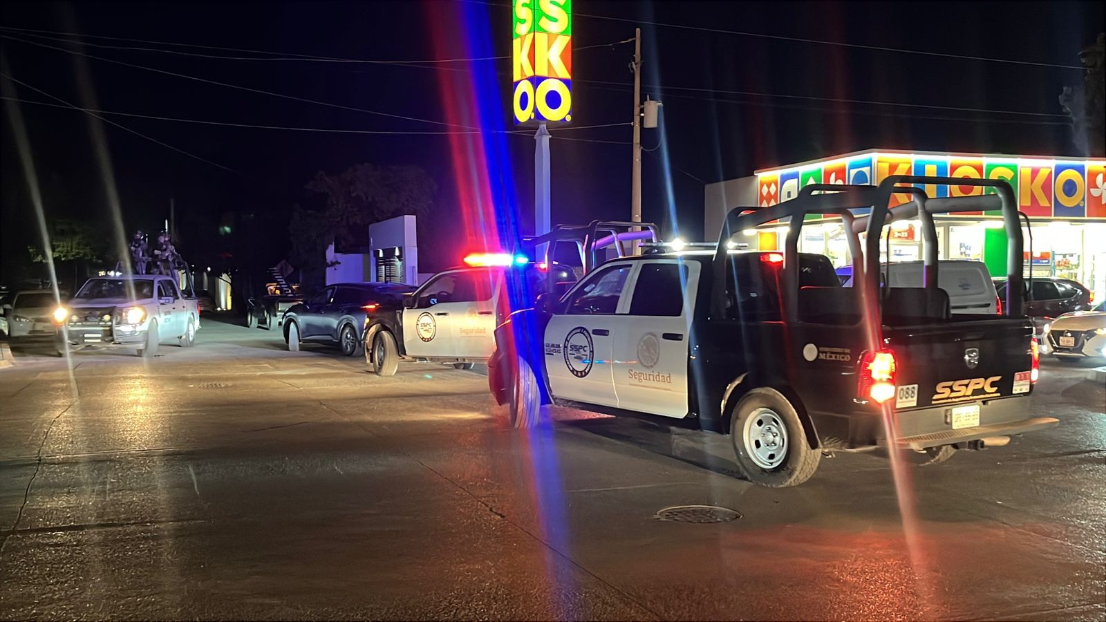 Operativos de vigilancia en Guasave, Sinaloa