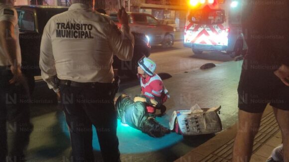 Por escurrimiento de basura de una palapa, patinadora derrapa y termina herida sobre el Malecón de Mazatlán, Sinaloa
