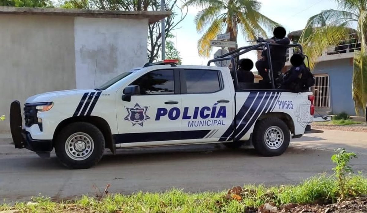 Patrulla de la Policía Municipal de Mazatlán