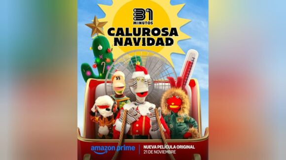 La película 31 Minutos: Calurosa Navidad llegará a Prime Video este mes