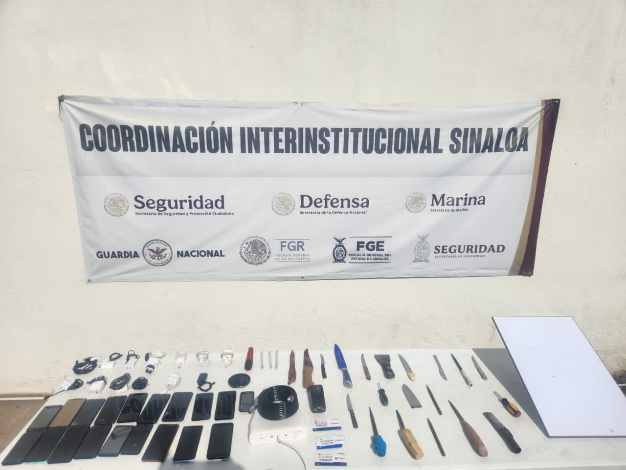 Aseguramiento en el penal de Aguaruto
