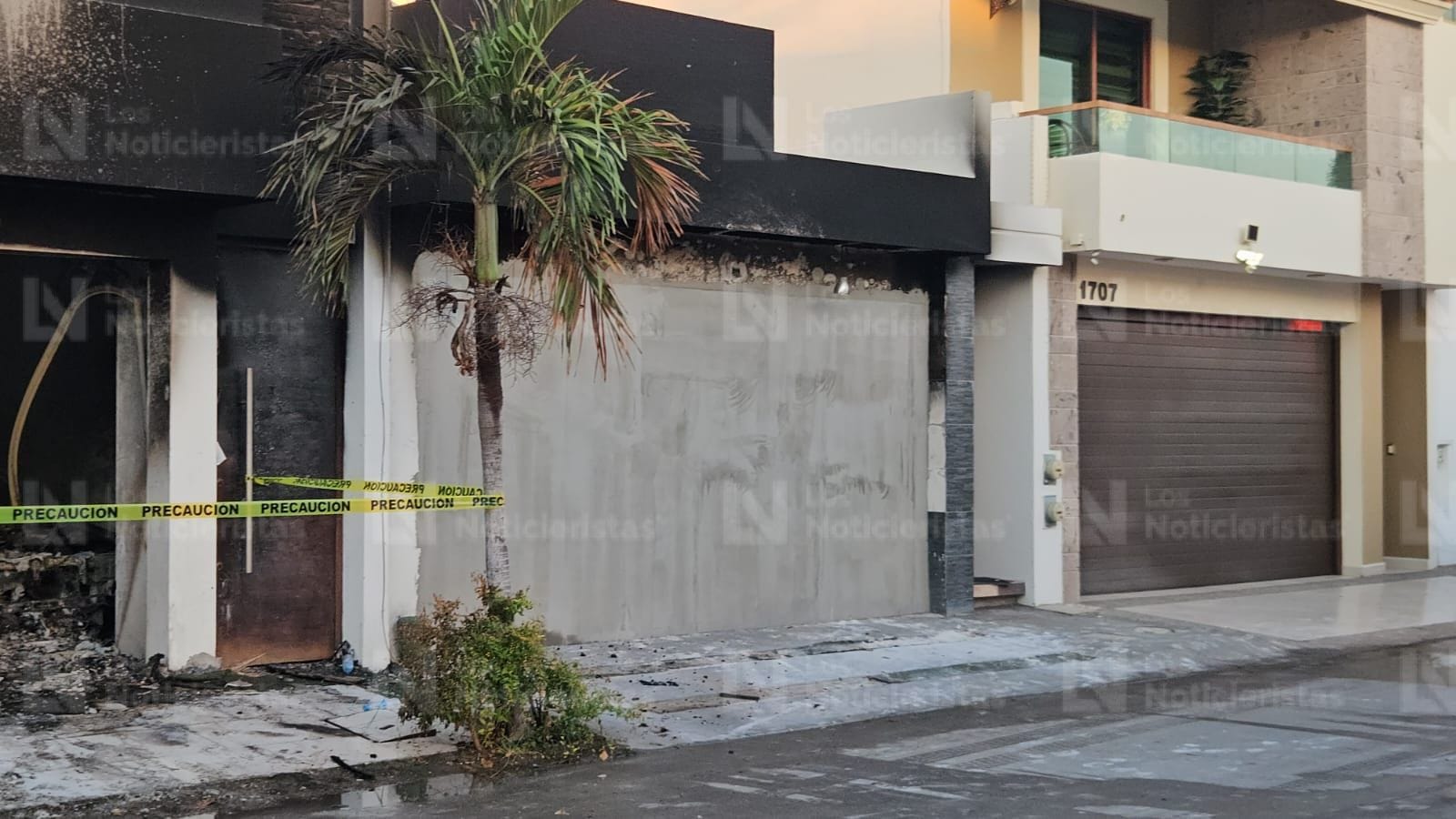 por tercera ocasion vandalizan residencia en portalegre culiacan (1)
