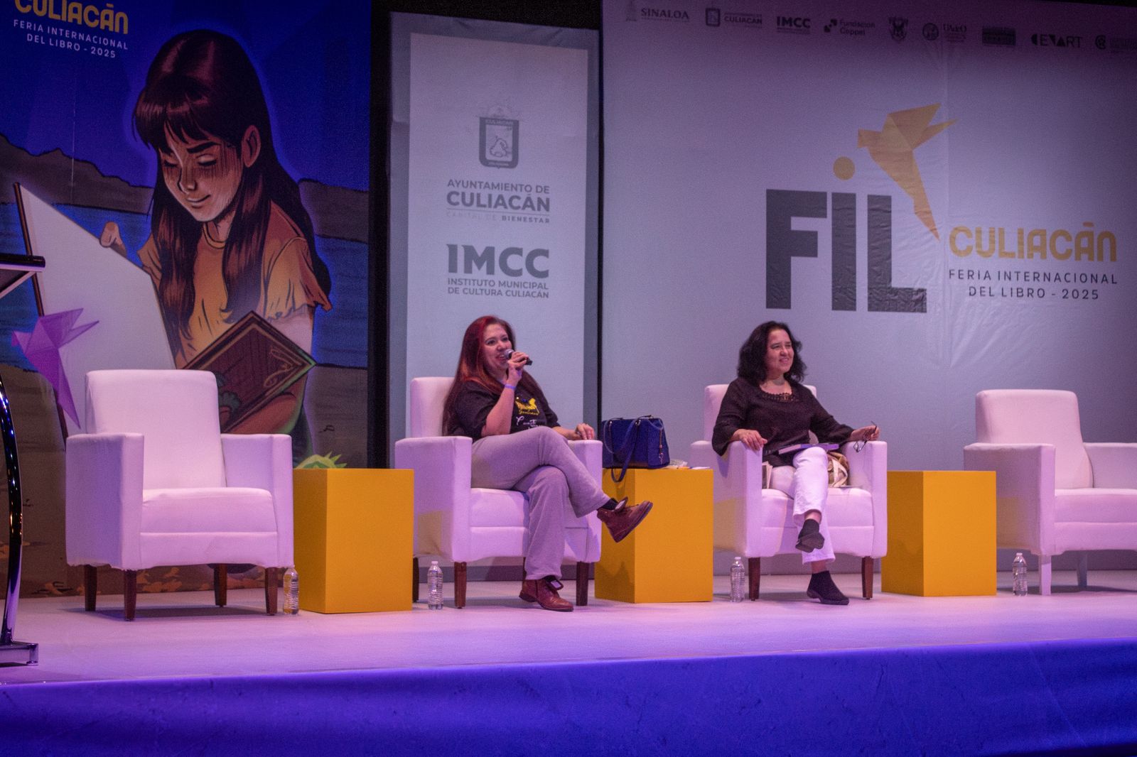 Presentación de libros en la FIL Culiacán 2025