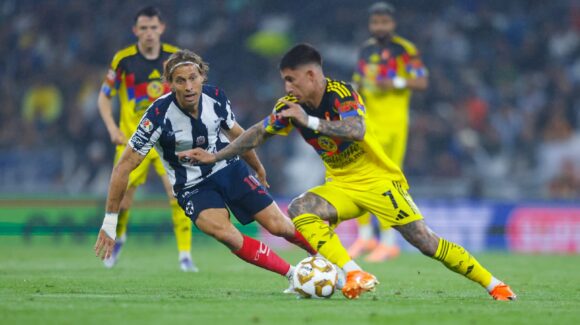 Los Rayados derrotan al América en la ida de los cuartos de final del Apertura 2025 de la Liga MX