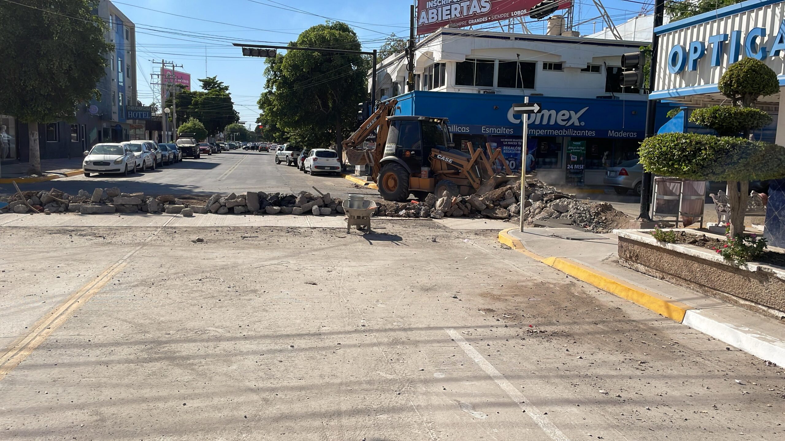 Reapertura de la calle Cuauhtémoc en Guasave, Sinaloa