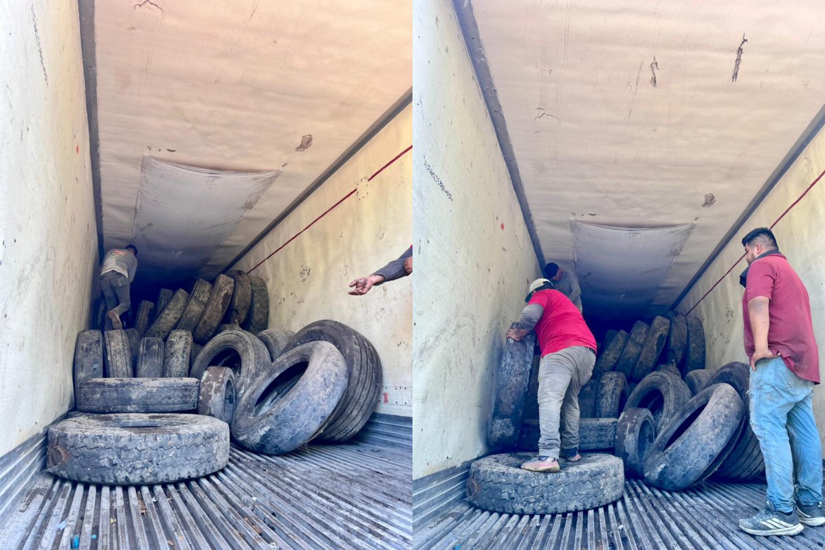 Reciclaje de llantas en Escuinapa