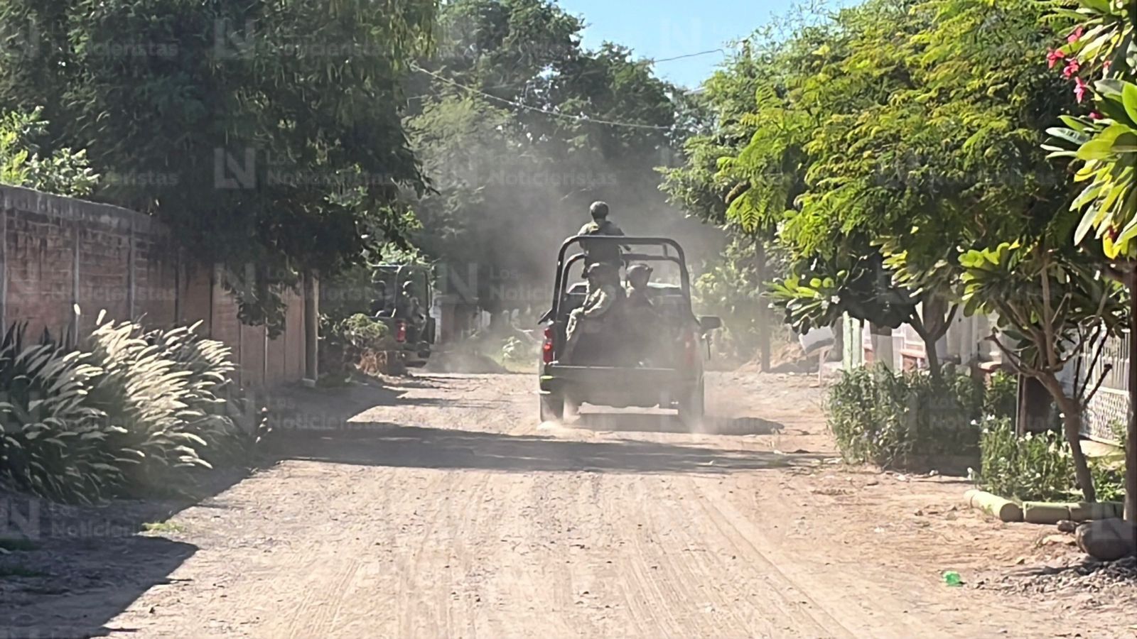 Militares recorren la sinidicatura de Bamoa, Guasave