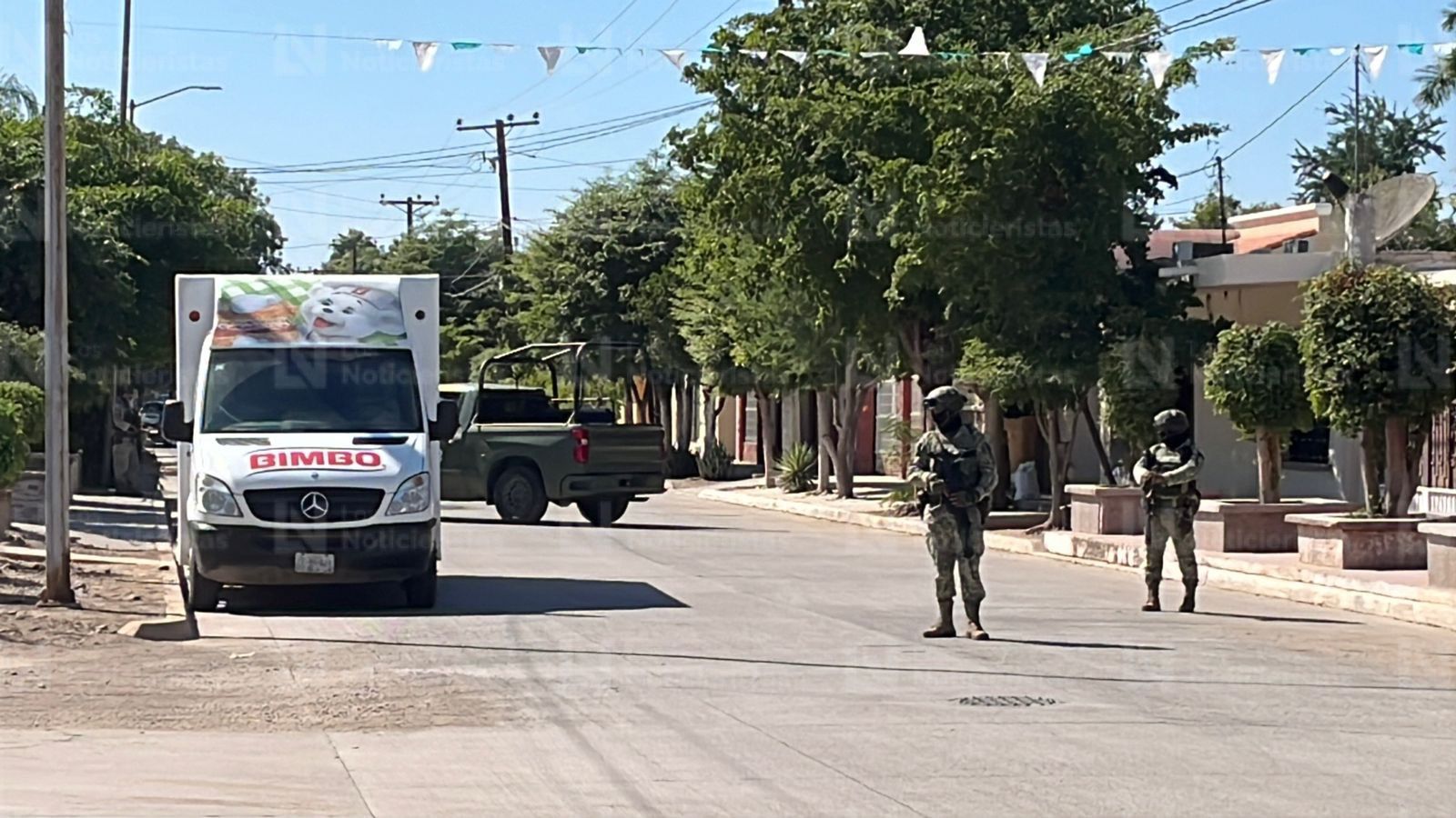 Militares recorren la sinidicatura de Bamoa, Guasave