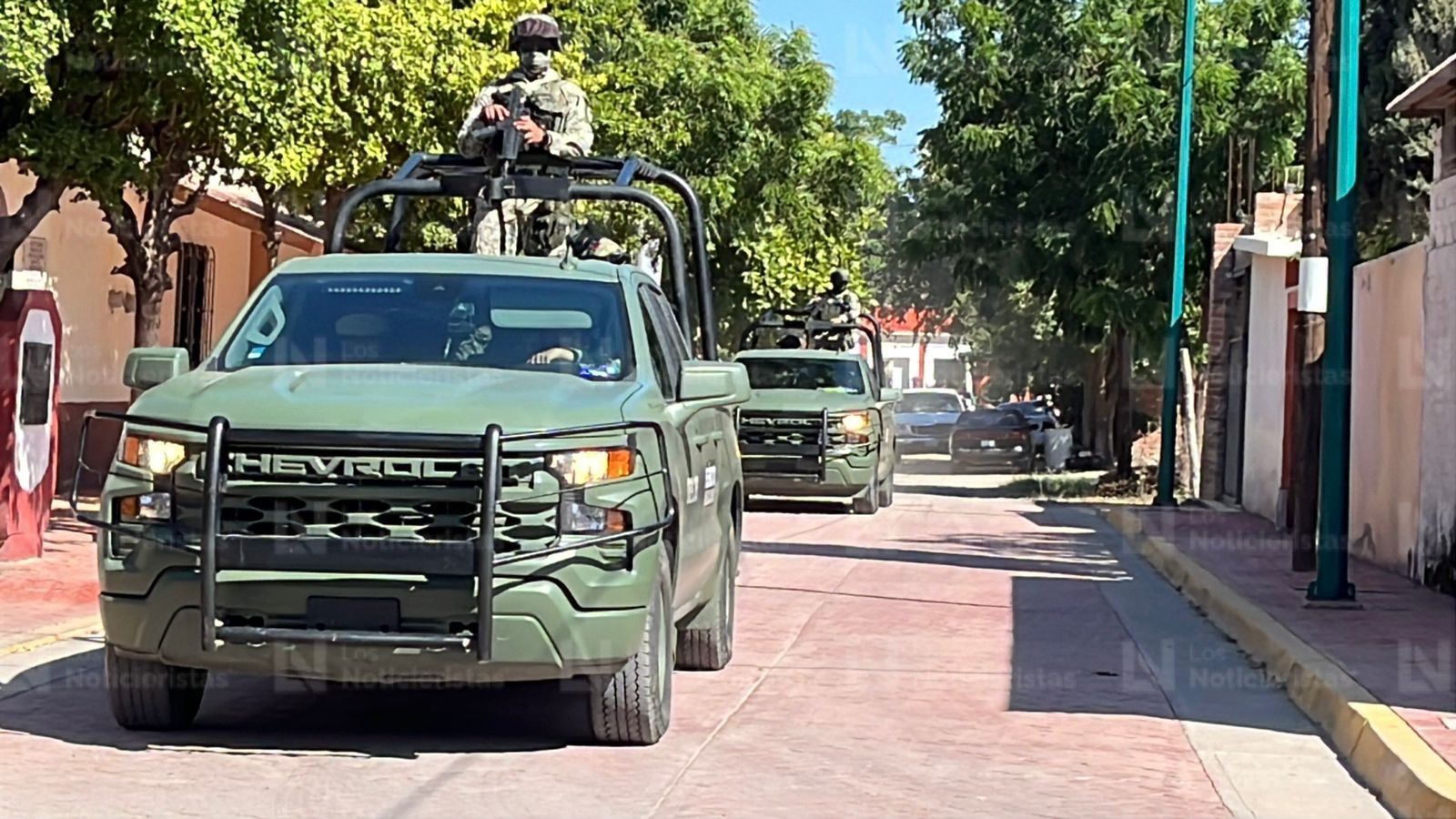 Militares recorren la sinidicatura de Bamoa, Guasave