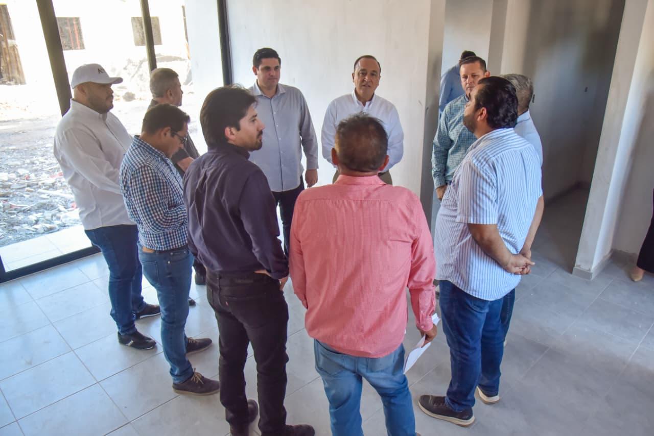 Recorrido por construcción de viviendas del Bienestar en Los Mochis, Sinaloa