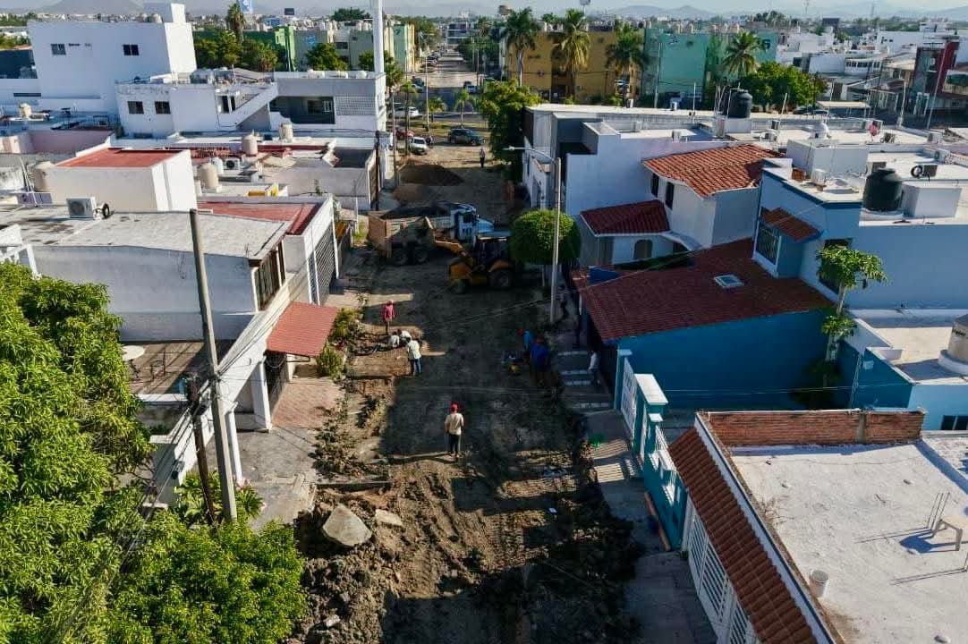 Rehabilitación de alcantarillado en Mazatlán, Sinaloa