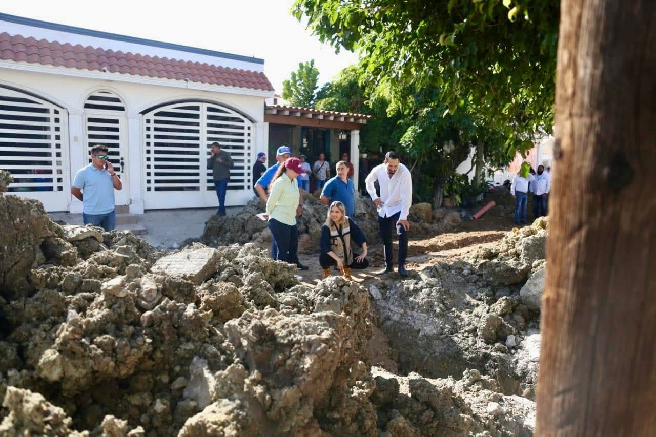 Rehabilitación de alcantarillado en Mazatlán, Sinaloa