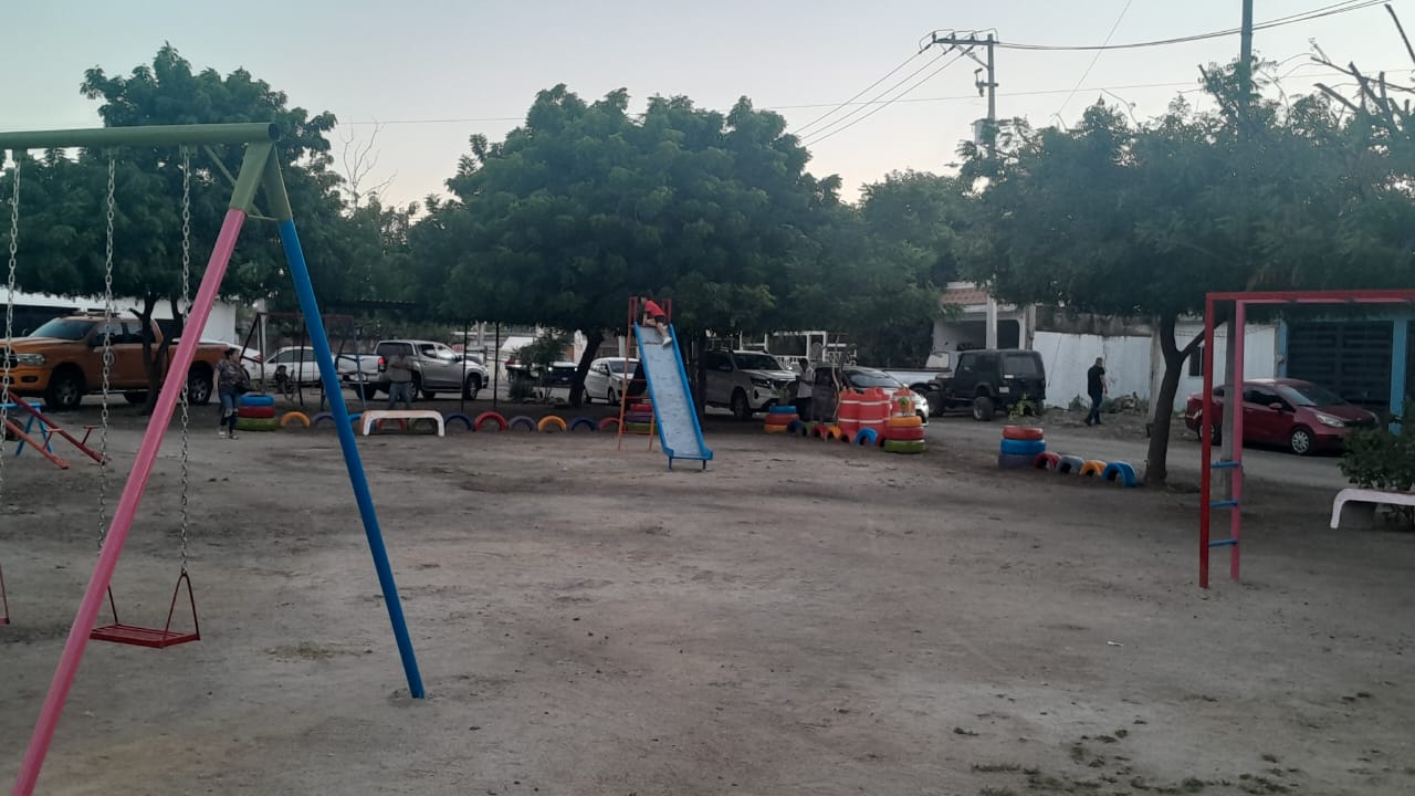 Rehabilitación de parque en la Jaripillo de Mazatlán, Sinaloa